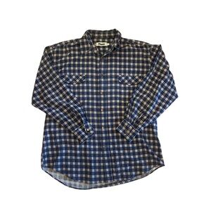 Mark’s Flannel Blue Checkered Men's Shirt